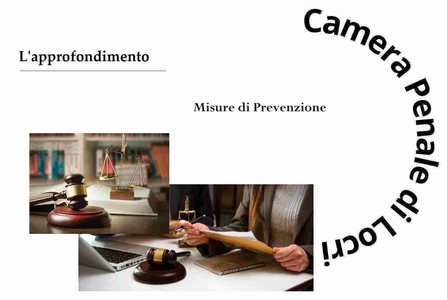 misure di prevenzione (camera penale di locri)